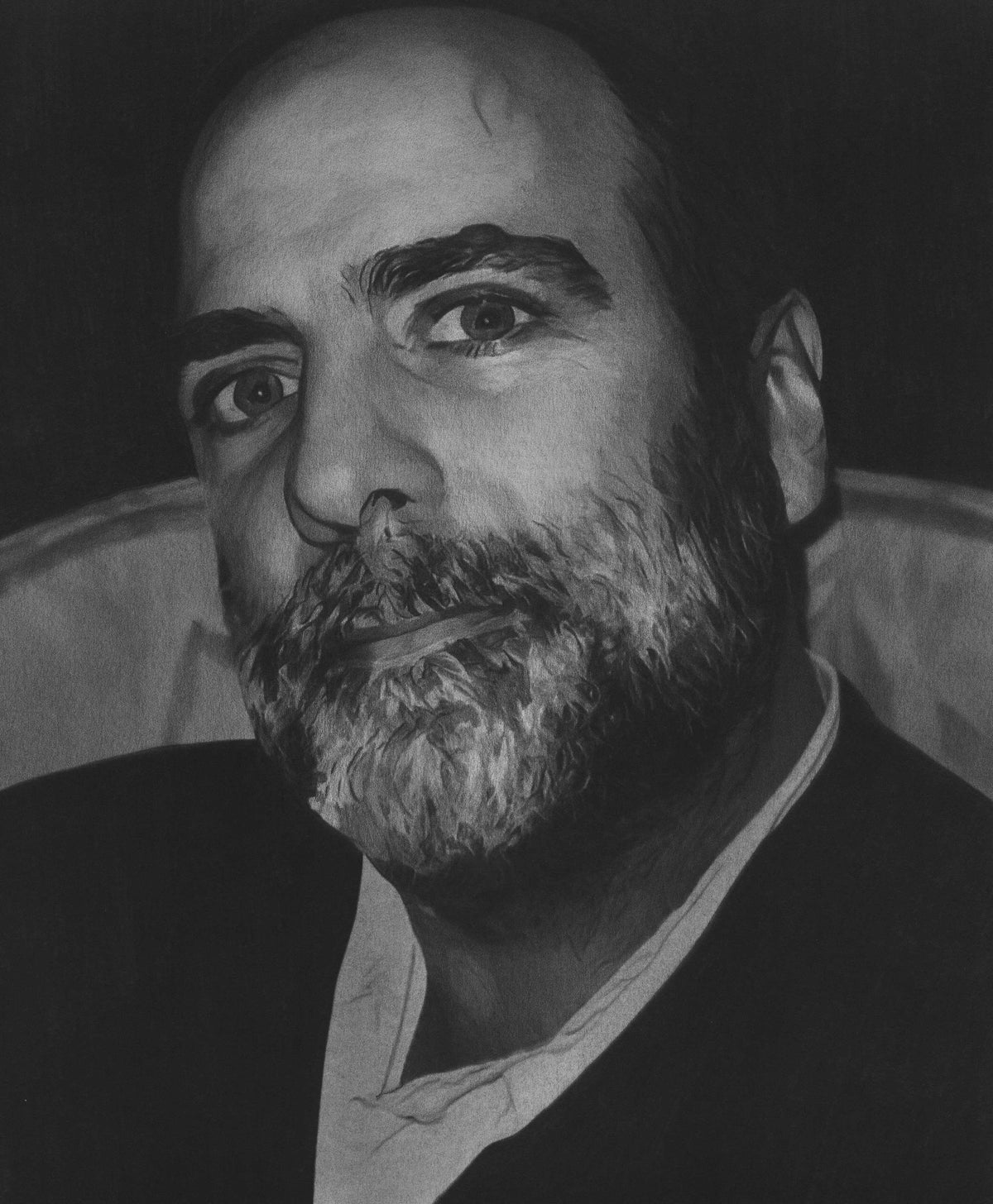 Drawing of Joe Jennemann of Tulsa by Seth Jennemann. Suicide Prevention. Gay man Joe Joseph Thomas Jennemann