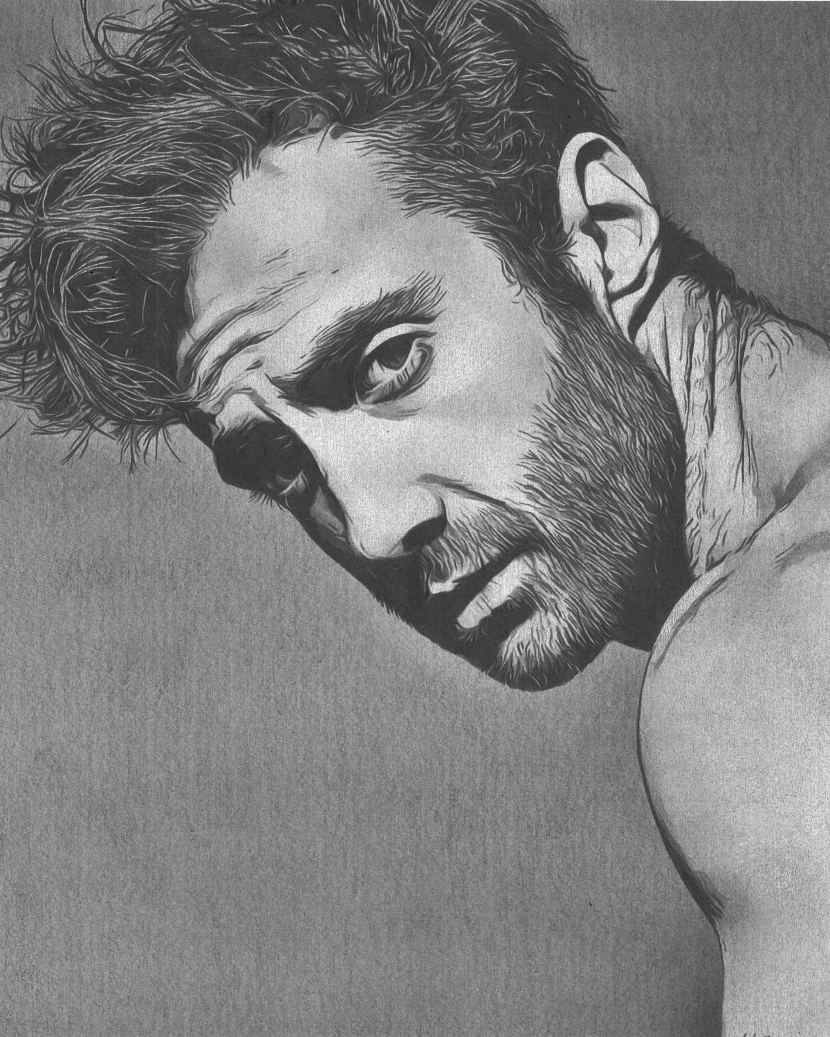 Drawing of trans Gay icon pioneer James jaeger of Portland lake Oswego Oregon by Seth Jennemann. 