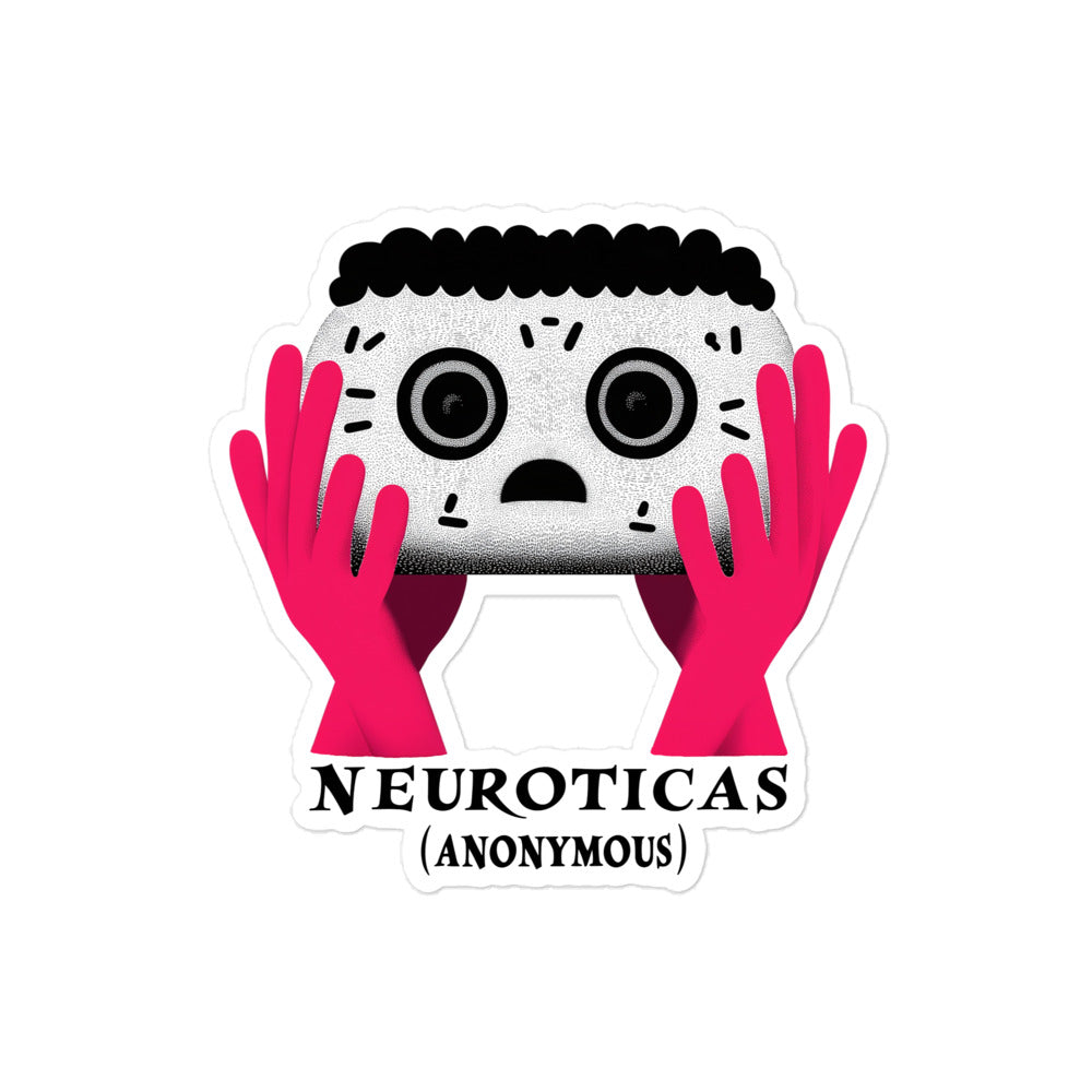 "Cradled In Confusion" - NEUROTICAS (Anonymous) Sticker