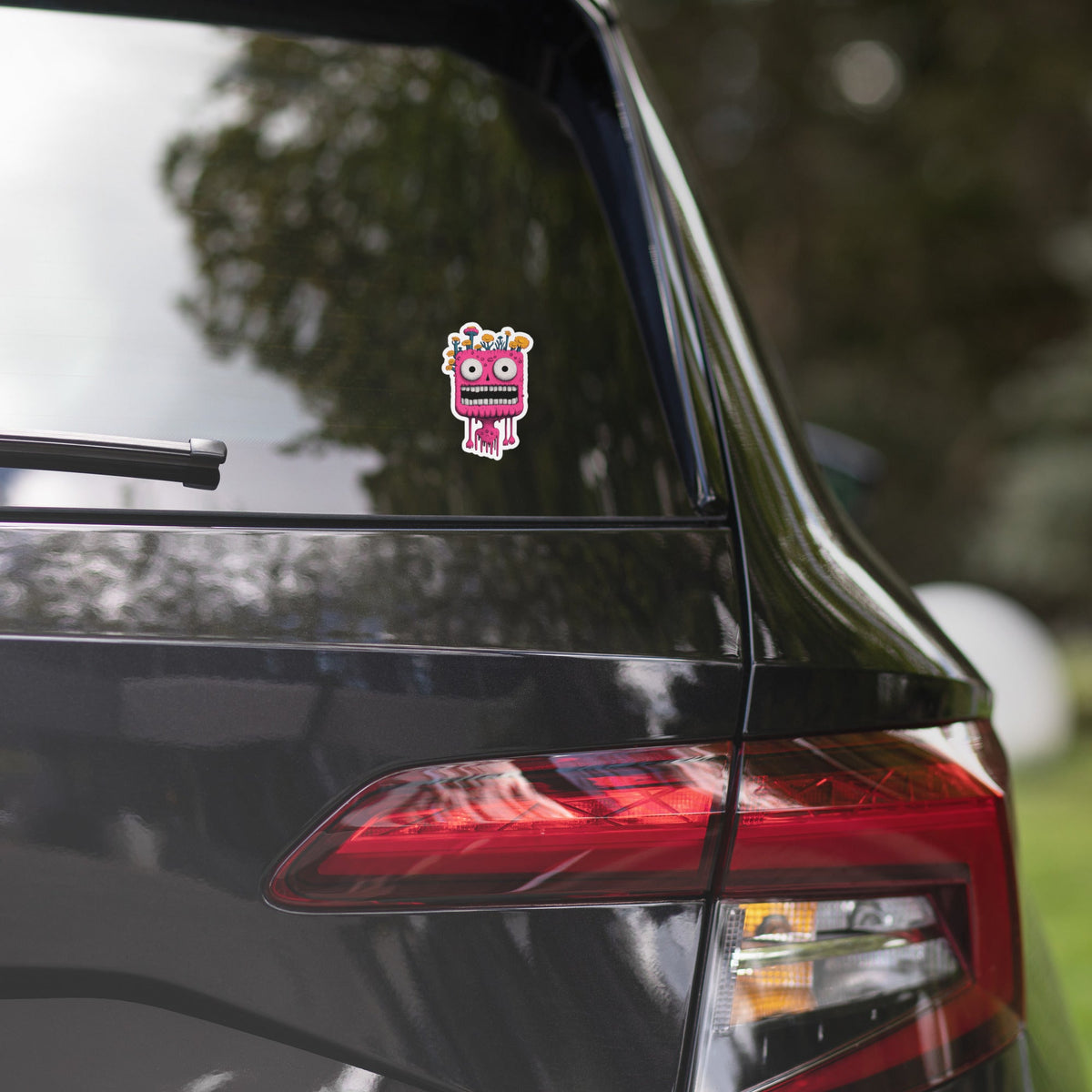 "Brain Blooms And A Rotting Grin" - NEUROTICAS (Anonymous) Sticker