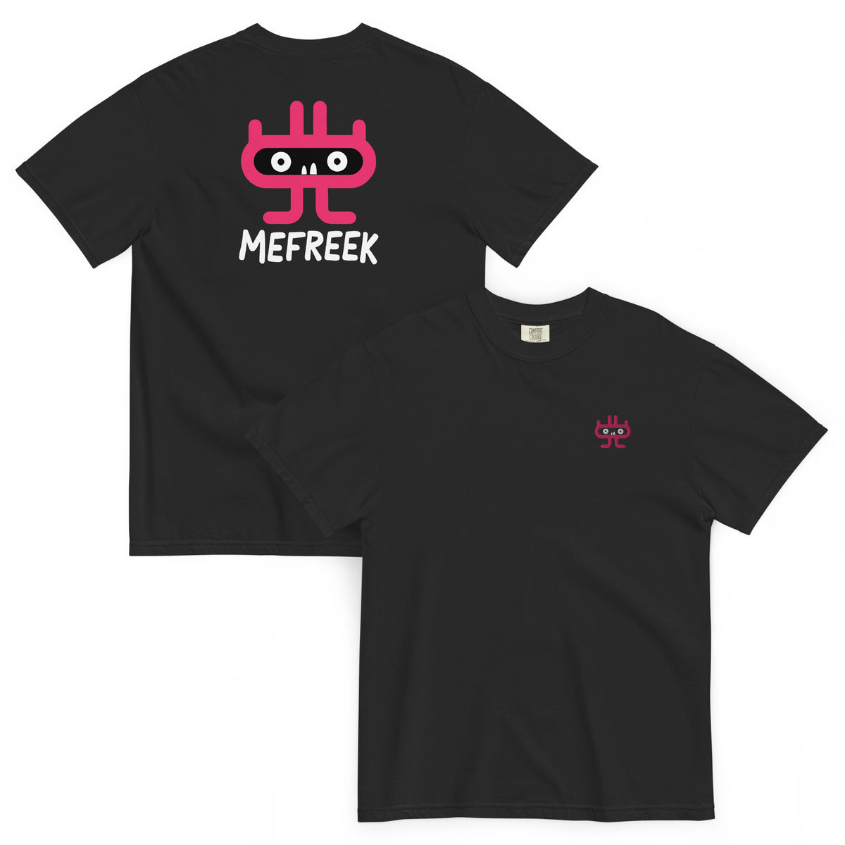 "Underbite" - Black MEFREEK Shirt